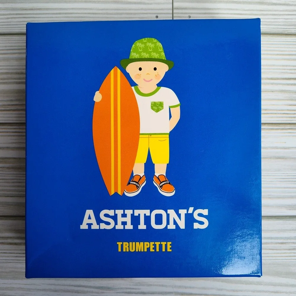 TRUMPETTE Ashton's 0-12 month Sneaker Print Baby Boy Socks‎ - 6 Pair